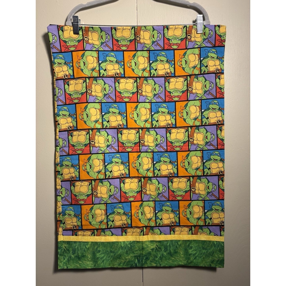 Teenage Mutant Ninja Turtles Pillowcases Set of 2 Handmade Standard Y2k 90s Kids